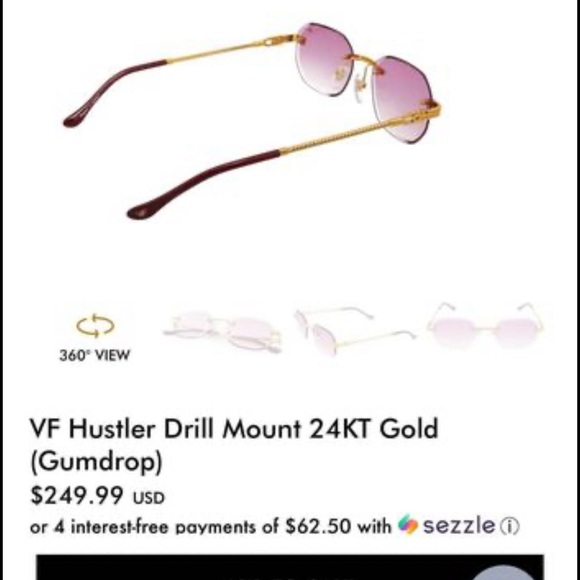 VF HUSTLER DRILL MOUNT 24KT GOLD - Picture 4 of 4